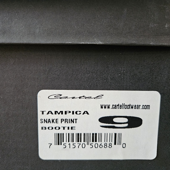 Cartel Snake Print Booties - Picture 4 of 4